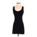 Cynthia Rowley TJX Casual Dress - Mini Scoop Neck Sleeveless: Black Print Dresses - Women's Size Small