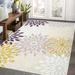 Yellow 72 x 48 x 0.27 in Area Rug - Winston Porter Madielynn Area Rug w/ Non-Slip Backing Polyester | 72 H x 48 W x 0.27 D in | Wayfair