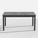 Latitude Run® Extendable All Aluminum Outdoor Dining Table Metal in Gray | 29.92" H x 33.46" W x 91.73" L | Wayfair