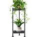 Wildon Home® Athanasia Plant Stand Metal in Black | 30 H x 9.5 W x 9.5 D in | Wayfair 13C1A7F09D634216B1DBE52A9ACEC2EC