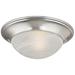 Flushmounts 12" Wide 1-Light Flush Mount - Brushed Nickel