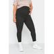 Bump It Up Maternity Curve Black Acid Wash Ribbed Leggings