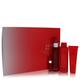Perry Ellis 360 Red Gift Set -- Gift Set - 3.4 oz EDT Spray + .25 oz Mini EDT Spray + 6.8 oz Body Spray + 3 oz Shower Gel for Men