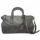 PRADA BL0739 Women's Leather Handbag,Shoulder Bag Gray,Gray Navy