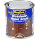Rustins Quick Dry Outdoor Wood Stain 500ml in Dark Oak
