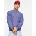 Tommy Hilfiger orgnic cotton flag logo basket weave knit jumper in blue