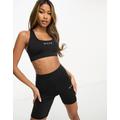 Nicce dia racer sports bra in black