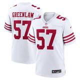 Men's Nike Dre Greenlaw White San Francisco 49ers Team Game Jersey