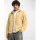 The North Face Heritage Extreme Pile zip up fleece jacket in beige-Neutral