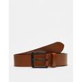 Calvin Klein leather 35mm belt in brown