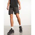 New Look straight nylon cargo shorts in grey