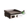 Flame King Flat Top Portable Propane Cast Iron Grill Griddle, 17-inch