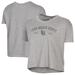 Women's Alternative Apparel Gray Cal State Long Beach The Retro Jersey Headliner Cropped T-Shirt