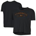 Women's Alternative Apparel Black Campbell Fighting Camels Retro Jersey Headliner Cropped T-Shirt