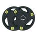 HAJEX 2 Rubber Bumper Weight Plates (10 kg) 22 lb Single