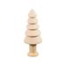 10pcs Mini Wooden Christmas Tree Unfinished Wood Miniature Trees DIY Wooden Christmas Tree Decors