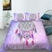 High Quality Purple High Quality Duvet Cover Set Home Textiles Bedding Cover Set Home Decor Full (80 x90 )