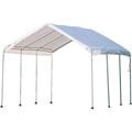 ShelterLogic 10 x 20 MaxAP 8 Leg Outdoor Gazebo or Heavy Duty Steel Canopy White