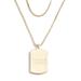 WEAR by Erin Andrews x Baublebar Green Bay Packers Gold Dog Tag Necklace