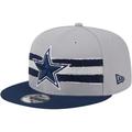 Men's New Era Gray/Navy Dallas Cowboys Band 9FIFTY Snapback Hat