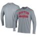 Men's Under Armour Gray Boston University Rowing Performance Long Sleeve T-Shirt