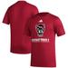 Men's adidas Red NC State Wolfpack Fadeaway Basketball Pregame AEROREADY T-Shirt