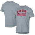 Men's Under Armour Gray Boston University Athletics UA Tech T-Shirt