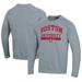 Men's Under Armour Gray Boston University TF & XC All Day Fleece Pullover Sweatshirt