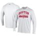 Men's Under Armour White Boston University Golf Performance Long Sleeve T-Shirt