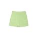 Nasty Gal Inc. Khaki Shorts: Green Solid Bottoms - Women's Size 6 - Light Wash