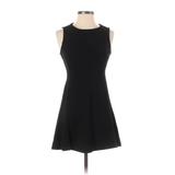Banana Republic Factory Store Casual Dress - Mini Mock Sleeveless: Black Solid Dresses - Women's Size 2X-Small Petite