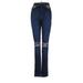 Vibrant M.I.U Jeggings - High Rise: Blue Bottoms - Women's Size 5