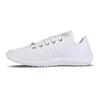 Barfußschuh LEGUANO "GO", Damen, Gr. 47, weiß, Textil, sportlich, Schuhe Barfußschuh Schnürschuh, mit praktischer Schnürung, Freizeitschuh, Halbschuh, Schnürschuh, Topseller