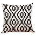 Home Decor Cushion Cover Black And White Geometry Throw Pillowcase Pillow Covers *2PCS