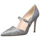 SJP by Sarah Jessica Parker Women's Nirvana Pointed Toe Mary Jane Pump, Scintillate, 4.5 UK