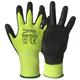 6 Pairs Level 5 Protection Green Black Anti Cut Proof resistant Nylon PU Work Safety Gloves (Medium)