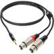 Klotz KY8-180 Y-Cable XLR female 1,8m - Insert Kabel