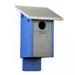 OUTDOOR LEISURE PRODUCTS Bird House Made of High Density Poly Resin Plastic in Blue | 13 H x 7.5 W x 6.5 D in | Wayfair GM21GBL