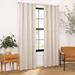 Eclipse Naya Blackout Thermal Rod Pocket Single Curtain Panel Polyester in White | 37" W x 95" L | Wayfair 28628204176