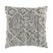 Bungalow Rose 22" X 22" Gray Zippered Handmade Indoor Outdoor Throw Pillow Polyester/Polyfill blend | 22 H x 22 W x 5 D in | Wayfair