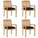 Red Barrel Studio® Teak Patio Chair w/ Cushions Wood in Gray | Wayfair C94D4575C1FE4CA29A20EF8CEDFC430A