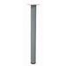 40"H Round Standing Height Metal Table Leg in Silver - Single Leg