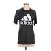 Adidas Active T-Shirt: Gray Activewear - Women's Size Small