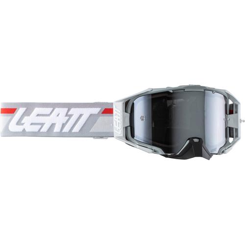 Leatt Velocity 6.5 Iriz 2024 Motocross Brille, grau-rot