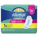 Always Ultra Thin Daytime Pads with Wings Unscented (Pack of 14)
