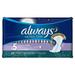 Always Ultra Thin Overnight Pads Winged Unscented Size 5 (Pack of 10)