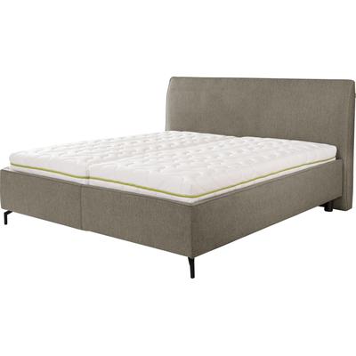 Stauraumbett ALINA "Serina Comfort", grau (beigegrau tcm 149), B:180cm L:219cm, Struktur fein TCM (100% Polyester), Betten, inkl. Lattenrost, diverse Ausführungen Image