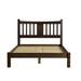 Farmhouse Style Solid Wood Platform Bed Frame with Headboard