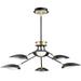 Maxim Scan 6 Light 35" Wide LED Chandelier