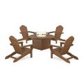 TrexÂ® Outdoor Furnitureâ„¢ 5-Piece Monterey Bay Oversized Adirondack Conversation Set with Fire Pit Table in Tree House